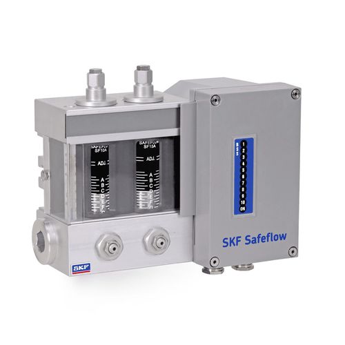 变面积流量计 - Safeflow - SKF Lubrication Systems Germany GmbH - 体积 / 用于油 / 铝制
