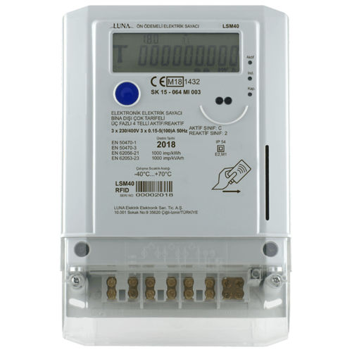三相电能表 - LSM40 - Luna Elektrik - 壁挂 / RS-485 / 50 Hz