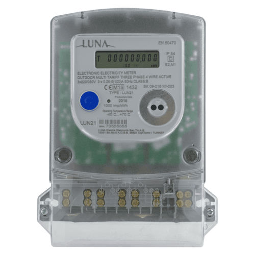三相电能表 - LUN21 - Luna Elektrik - 壁挂 / 50 Hz / LCD显示