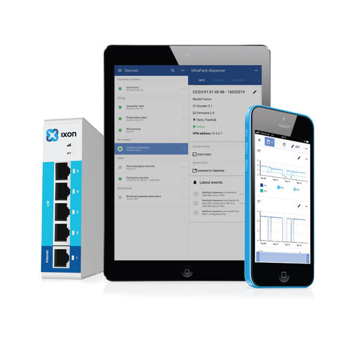 监控软件 - IXplatform - IXON bv - 报告 / 数据导出 / 数据输入器