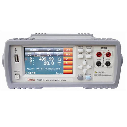 数字欧姆表 - TH2515 - Changzhou Tonghui Electronic Co., Ltd. - 便携式 / 台式 / 高电压