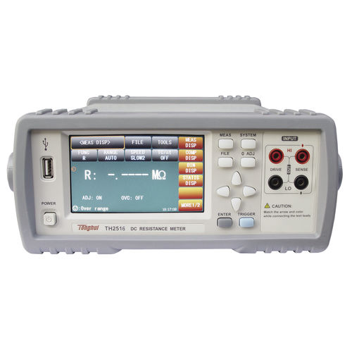 数字欧姆表 - TH2516 - Changzhou Tonghui Electronic Co., Ltd. - 便携式 / 低电阻型 / 高电压