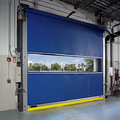 快速门 - RRD-STD - Shanghai Kenvo Door Co., Ltd - 卷式 / 铝框架 / 电镀钢