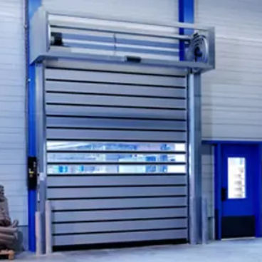 螺旋形门 - RRD-Alu - Shanghai Kenvo Door Co., Ltd - 铝框架 / 工业 / 室内