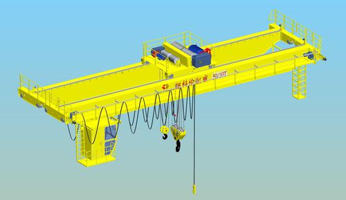 双梁桥式起重机 - QD - Nucleon (Xinxiang) Crane Co., Ltd. - 带提升机 / 用于仓库 / 用于车间