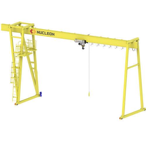 轨道龙门吊 - MH - Nucleon (Xinxiang) Crane Co., Ltd. - 焊接 / 用于车间 / 单梁