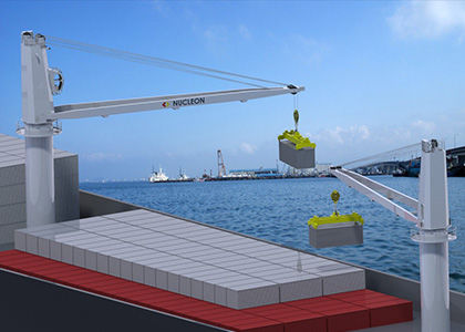 甲板起重机 - Nucleon (Xinxiang) Crane Co., Ltd. - 固定式 / 铰接臂式 / 海上应用