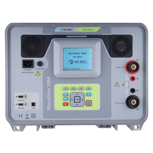 数字微欧姆表 - MI 3252 MicroOhm 100A - METREL - 便携式 / 低电阻型 / 4 线式