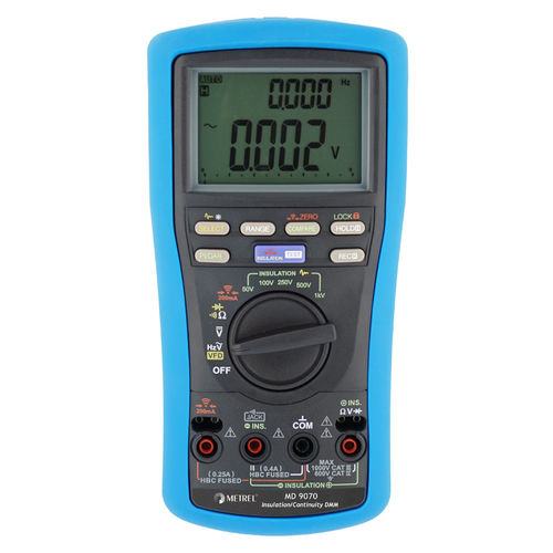 数字万用表 - MD 9070 - METREL - 手持式 / 1000 V / 600 V