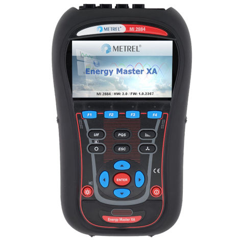 监控分析仪 - MI 2884 Energy Master XA - METREL - 用于电网 / 电能质量 / 手提式