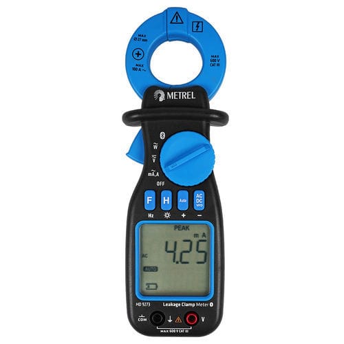 数字钳形万用表 - MD 9273 - METREL - 手持式 / 600 V / 100 A