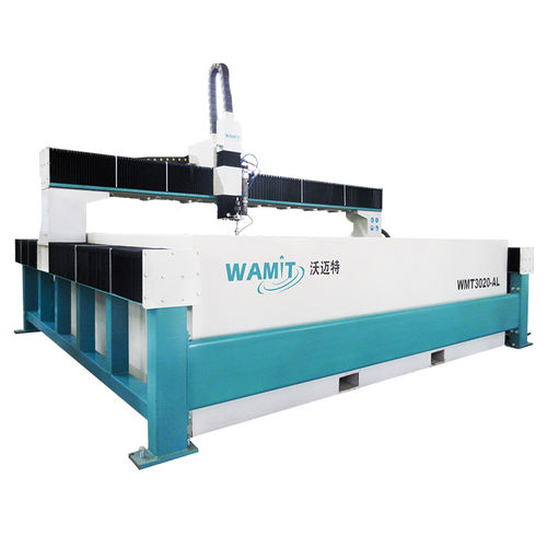 加砂水刀切割机 - WMT2030-AL - Shandong Wami CNC Technology Co., Ltd. - 纯水刀 / 用于金属 / 用于塑料