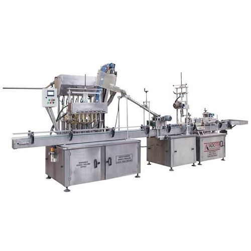 容积式灌装机 - ADK 303 - Adotek Machine - 自动 / 瓶子 / 用于食品