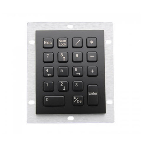 18键数字键盘 - D-8212B - ShenZhen DAVO Electronics Co., Ltd - 面板式 / 金属 / 不锈钢