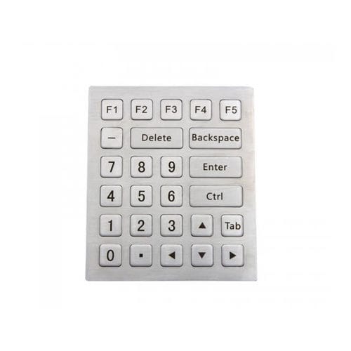38键式数字键盘 - D-8223 - ShenZhen DAVO Electronics Co., Ltd - 面板式 / 金属 / 不锈钢