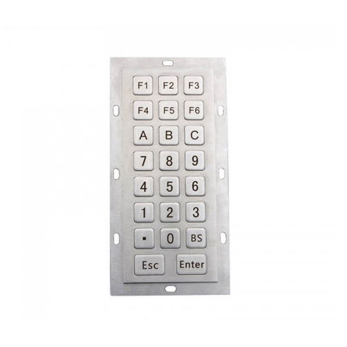 24键式数字键盘 - D-8235 - ShenZhen DAVO Electronics Co., Ltd - 面板式 / 金属 / 不锈钢