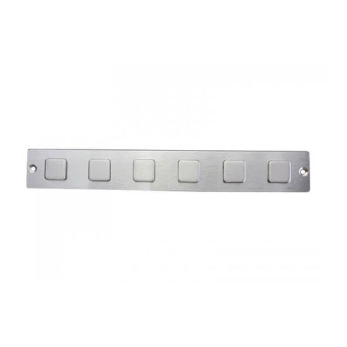 控制数字键盘 - D-8503 - ShenZhen DAVO Electronics Co., Ltd - 6键式 / 面板式 / 不锈钢