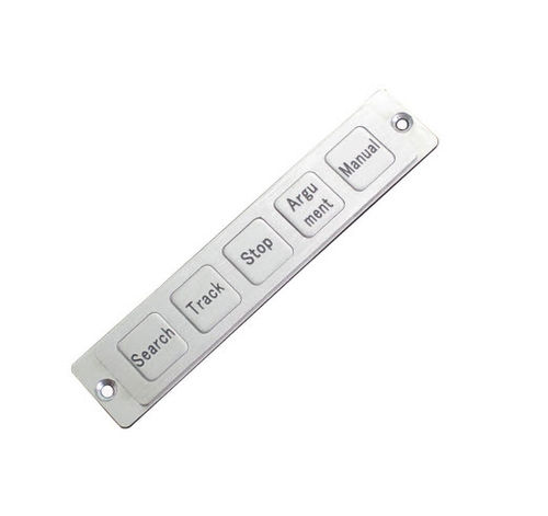 控制数字键盘 - D-8518 - ShenZhen DAVO Electronics Co., Ltd - 5键 / 面板式 / 不锈钢