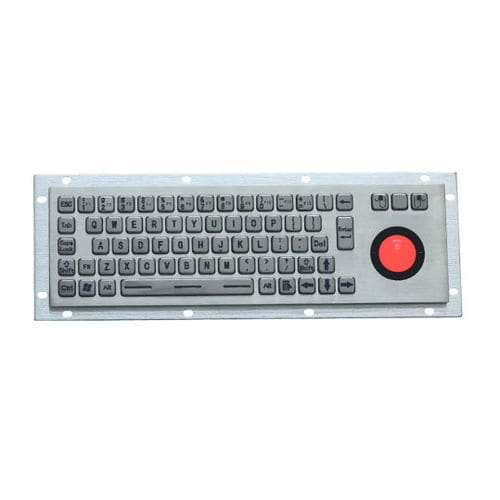面板式键盘 - D-8635G-BG  - ShenZhen DAVO Electronics Co., Ltd - 机械按键 / 轨迹球 / 工业