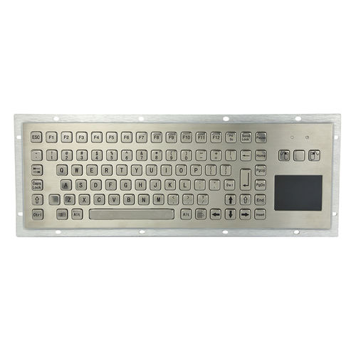 磨砂不锈钢键盘 - D-8606T - ShenZhen DAVO Electronics Co., Ltd - 面板式 / 机械按键 / 鼠标双键