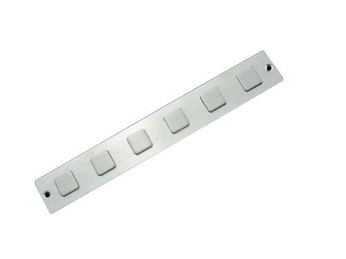 6键式数字键盘 - D-8516 - ShenZhen DAVO Electronics Co., Ltd - FN键 / 面板式 / 不锈钢