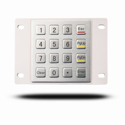 16键数字键盘 - D-8203B - ShenZhen DAVO Electronics Co., Ltd - 面板式 / 金属 / 不锈钢