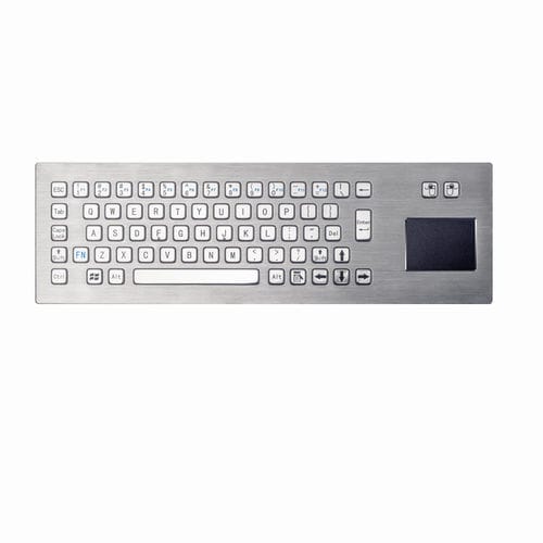 磨砂不锈钢键盘 - D-8608 - ShenZhen DAVO Electronics Co., Ltd - 面板式 / 机械按键 / 65 键式