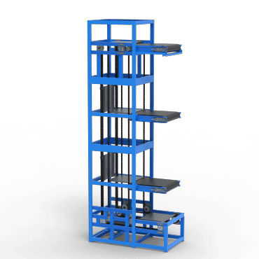 升降输送机 - E-shaped - Jinan Gradin Machinery Co., Ltd. - 链条 / 立式 / 运输