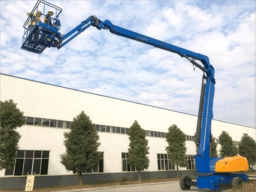 柴油铰接升降臂 - G-RZ47 - Jinan Gradin Machinery Co., Ltd. - 带轮