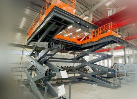 固定式剪叉式升降机 - SJG1.0-11 - Jinan Gradin Machinery Co., Ltd. - 用于航空工程