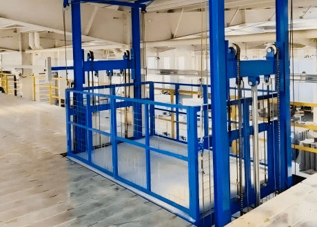 液压货运电梯 - Jinan Gradin Machinery Co., Ltd. - 用于仓库 / 平台式 / 搬运