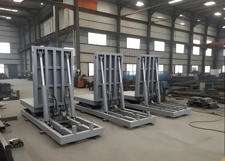 液压提升翻转机 - FZPT-5000 - Jinan Gradin Machinery Co., Ltd. - 同步 / 倾卸装置 / 用于梁