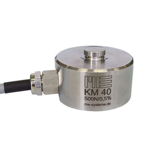 压缩型负荷传感器 - KM40 - ME-Messsysteme GmbH - 按钮型 / 不锈钢