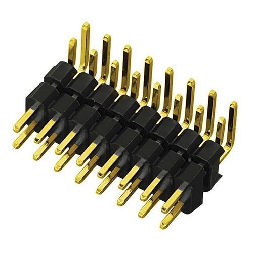 公端排针 - L208XX-XX0XXXXX - Dongguan Lianda Precision Products Co. Ltd - 双排 / 2.54 mm (0.100")