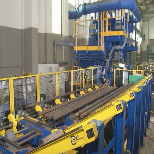 空中传送装置抛丸机 - Bar - Qingdao Ted Machinery - 用于金属