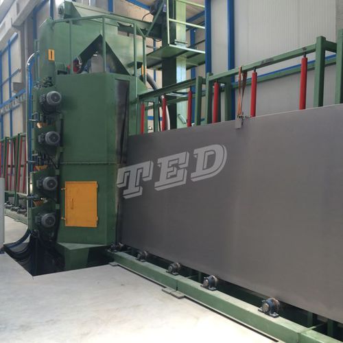 手动抛丸机 - Qingdao Ted Machinery - 用于金属 / 立式