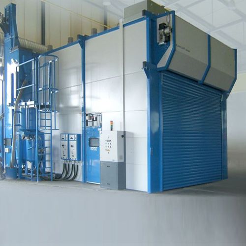 降压式喷砂间 - TED  - Qingdao Ted Machinery - 自动 / 传送带式