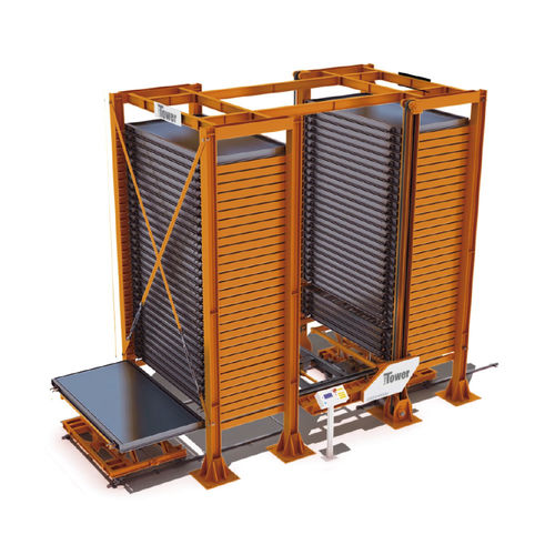 立式自动仓储系统 - LogiTower  - LOGITOWER - 用于钢板 / 长料