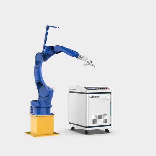 激光焊接机 - Jinan Senfeng Laser Technology Co. Ltd. - 机械手 / 集成式 / 用于碳化钢