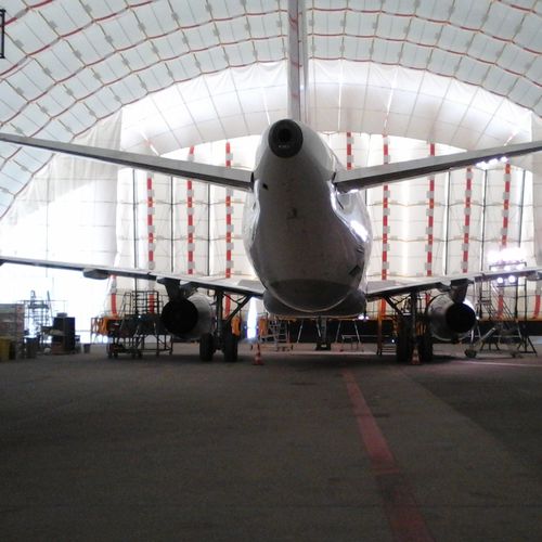 工业用途充气结构 - Inflatable H45 hangar - BUILDAIR - 航空 / 可调节 / 大容积