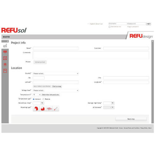 模拟软件 - REFUdesign - REFU Elektronik GmbH - 规划 / 存储 / 用于太阳能发电站