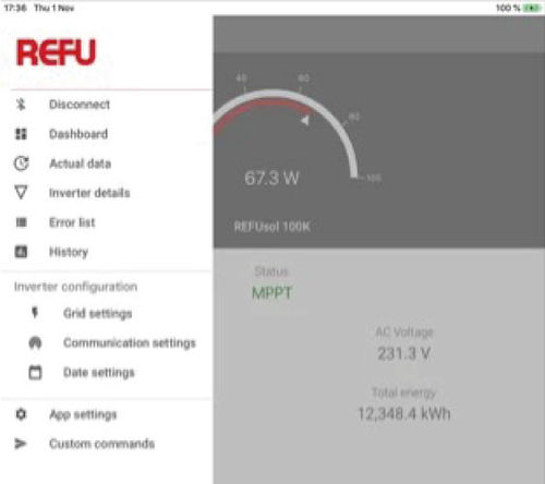 监控软件 - REFUset - REFU Elektronik GmbH - 接口 / 试运行 / 光伏安装
