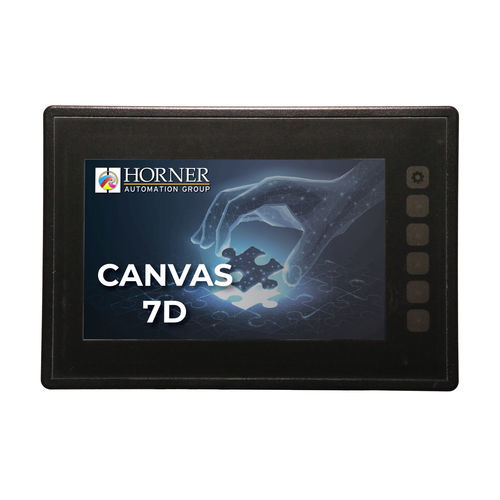 触摸屏HMI - Canvas 7D - Horner Tianjin Automation Technology Ltd - DIN导轨 / 800 x 480 / TFT LCD