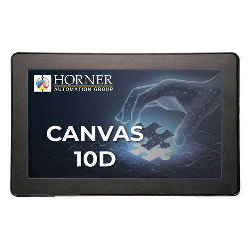 触摸屏HMI - Canvas 10D - Horner Tianjin Automation Technology Ltd - DIN导轨 / 1024 x 600 / RS-485