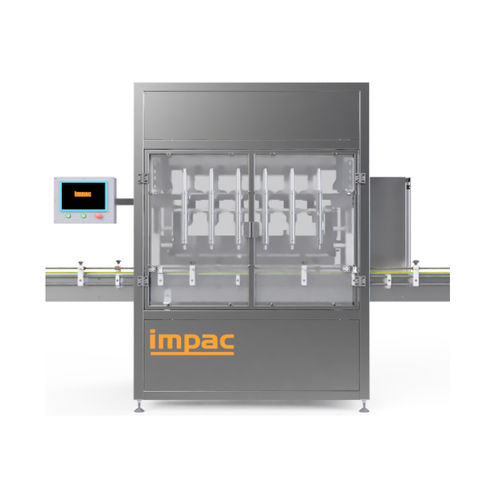 灌装封口贴标一体机 / 自动 - PYTHON - impac Engineering ltd. - PLC控制 / 用于粘稠液体 / 奶油
