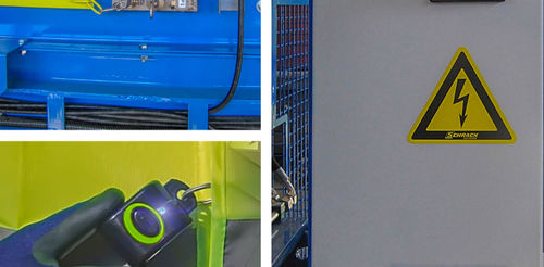 危险区域安全系统 - Personnel detection system on the inclined conveyor - ANIS TREND d.o.o. - 可配置