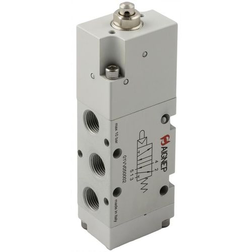 线轴气动分配器 - 01VV series - AIGNEP/安耐 - 机械控制 / 2位3通型 / 2位5通