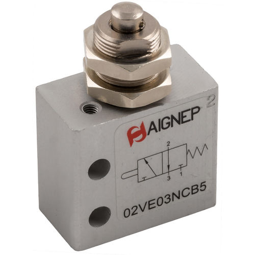 阀式气动分配器 - 02VE  - AIGNEP/安耐 - 机械控制 / 2位3通型 / 常闭