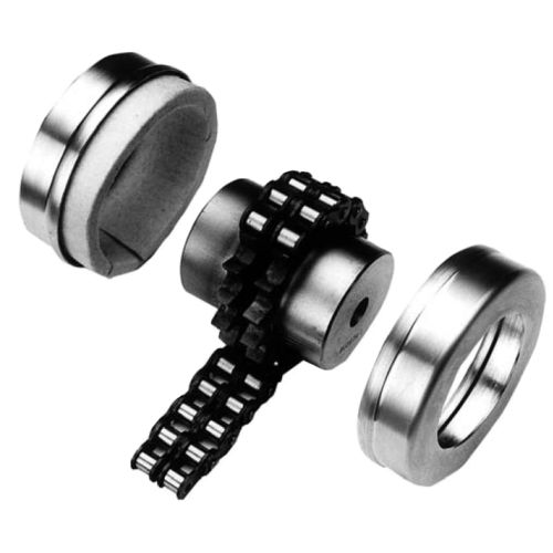 链条联轴器 - LRC series - Cross & Morse/英国Cross Morse - 滚筒链条式 / 泵用 / 用于食品