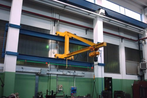 立柱式旋臂起重机 - casella manut.service srl - 壁挂 / 360° / 360度